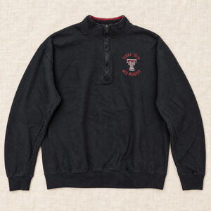 Texas Tech Red Raiders Colosseum Hoodie Black Adult XL Full Zip NCAA